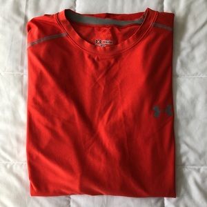 Coral Under Armour Workout Tee